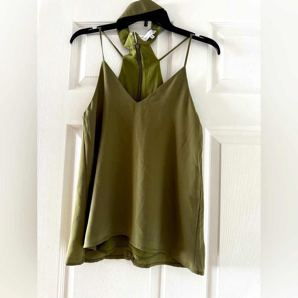 Endless Rose olive green blouse.